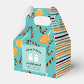 ツースイーツハロウィーンキャンディ幽霊ツインズ誕生日 フェイバーボックス (正面サイド)