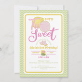 ツースイーツレモン2nd誕生日招待状 招待状 (正面)