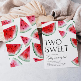 ツースイートスイカ誕生日招待状 招待状