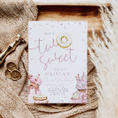 ツースイートセカンド誕生日招待状フォーガールボホ 招待状