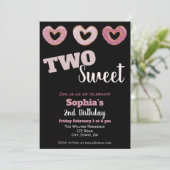 ツースイートドナッツガールズセカンド誕生日 招待状 (スタンド正面)