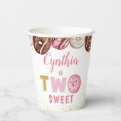 ツースイートドーナツガール第2誕生日パーティー 紙コップ (裏面)