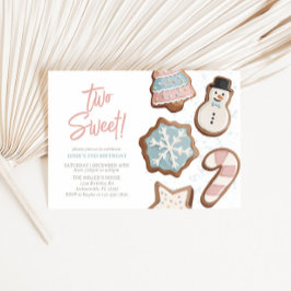 ツースウィートウィンター誕生日招待状 招待状
