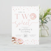 ツースウィートセカンド誕生日招待状 招待状 (スタンド正面)