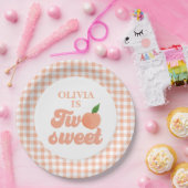 ツースウィートピーチ誕生日紙プレート ペーパープレート (パーティー)