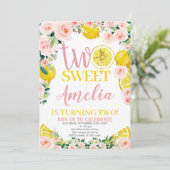 ツースウィートレモネード誕生日レモンバースデーパーティー 招待状 (スタンド正面)