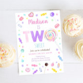 ツースウィート棒つきキャンデーキャンディ誕生日 招待状