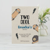 ツースカクールートボード誕生日 招待状 (スタンド正面)