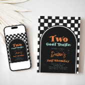 ツースケークールトボード誕生日招待状 招待状