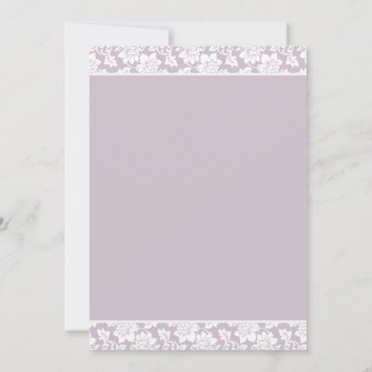 ツースターゲイザーリリーのウェディング招待状セット 招待状 (裏面)