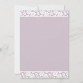 ツースターベイザー リリーのウェディング招待状セット 招待状 (裏面)