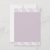 ツースターベイザー リリーの結婚式招待状 招待状 (裏面)