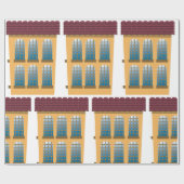 ツーストーリーハウスラッピング紙 ラッピングペーパー (フラット)