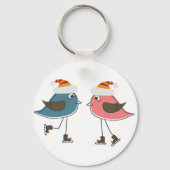 ツースノーバーズアイススケートで滑る キーホルダー (正面)