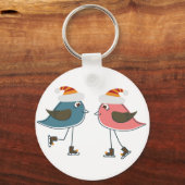 ツースノーバーズアイススケートで滑る キーホルダー (正面)