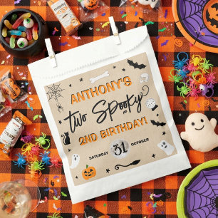 ツースプーキー!ハロウィン2歳の誕生日パーティー フェイバーバッグ