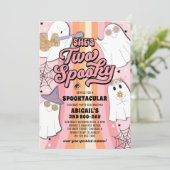 ツースプーキ グルーヴィ ハロウィン 2歳の誕生日パーティー 招待状 (スタンド正面)