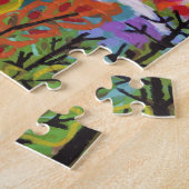 ツーセイラボーツとコテージ ジグソーパズル (側面)