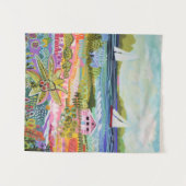 ツーセイラボーツとコテージ タペストリー (正面(横))