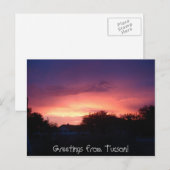 ツーソンからのご挨拶！ ポストカード (正面/裏面)