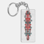 ツーソンアリゾナのスカイライン キーホルダー (正面左)