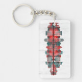 ツーソンアリゾナのスカイライン キーホルダー (正面)