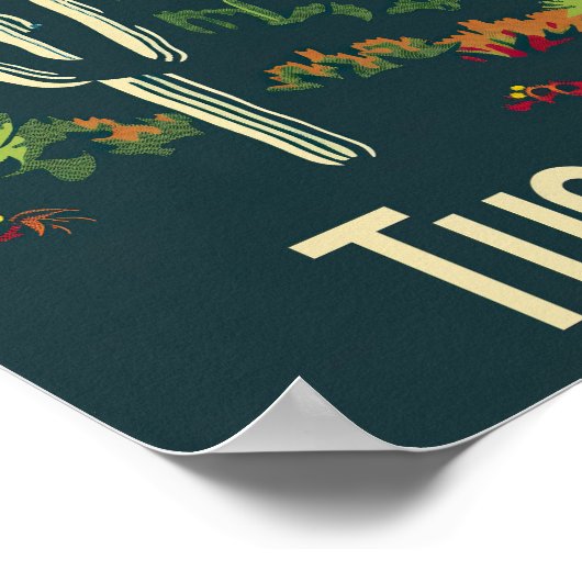 ツーソンアリゾナUSA有名な旅行の場所 ポスター (角)