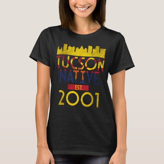 ツーソン先住民Est 2001 1 Tシャツ (正面)