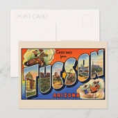 ツーソン大型レター ヴィンテージからのご挨拶 ポストカード (正面/裏面)