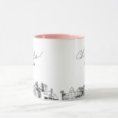 ツーソン結婚ズパーソナライズされたコーヒーマグ マグカップ (中央)