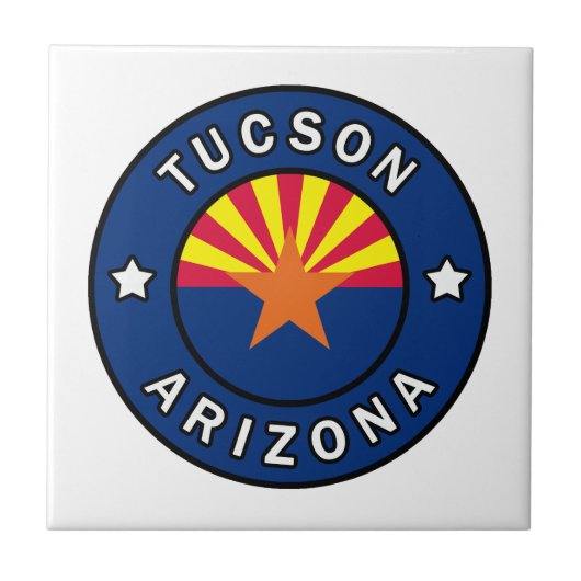 ツーソン・アリゾナ タイル (正面)