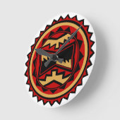 ツーソン・アリゾナ ラウンド壁時計 (傾斜)