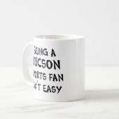 ツーソン スポーツファンであること コーヒーマグカップ (正面左)