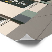 ツーソン、28"x20" 4番街 ポスター (角)