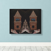 ツータワーズバイロフィー キャンバスプリント (インサイチュ (ウッドフロア))