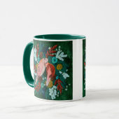 ツータートルドーブクリスマスホリデー マグカップ (正面左)