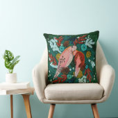 ツータートルドーヴフローラリースクリスマスホリデー クッション (椅子)