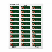 ツータートルドーヴフローラリースクリスマスホリデー ラベル (フルシート)