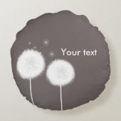 ツーダンデリオントウペカントリー素朴ホーム ラウンドクッション (裏面)