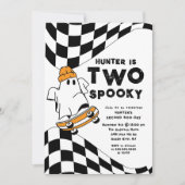 ツーダ不気味ード誕生日招待状 招待状 (正面)