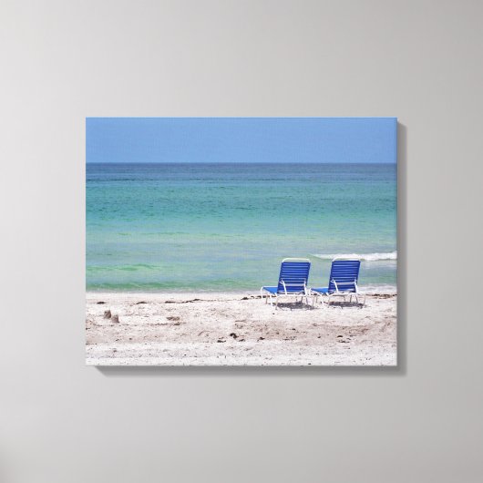 ツーチェアオンザビーチ キャンバスプリント (正面)