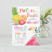 ツーッティフリット誕生日招待状 招待状 (スタンド正面)