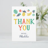 ツーッティフルティセカンド誕生日サンキュー サンキューカード (スタンド正面)