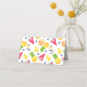 ツーッティフルーティプレイスカードフードテントカード プレイスカード (裏面)