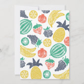 ツーティフルティセカンド誕生日招待状 招待状 (裏面)