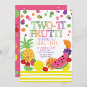 ツーティフルティ招待状 招待状 (正面/裏面)