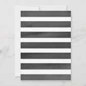 ツーティフルーティストライプシトラスアイスポップ・アートの誕生日 招待状 (裏面)