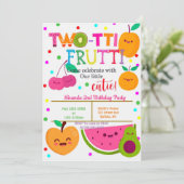 ツーティフルーティ2ndガールバースデーパーティー招待状 (スタンド正面)