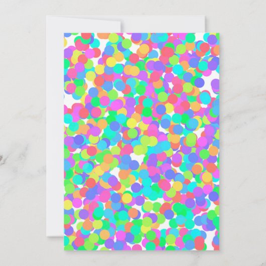 ツーティフルーティ2ndガールバースデーパーティー招待状 (裏面)