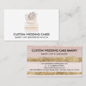ツーティースケ結婚ーキベーカリーペストリー 名刺 (正面/裏面)